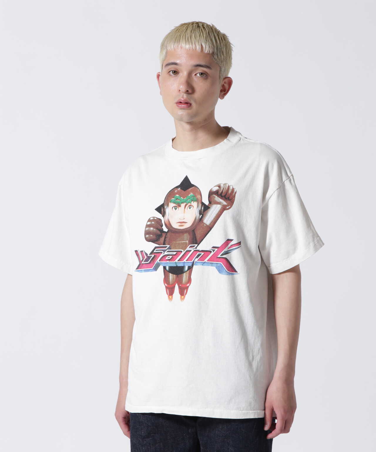 SAINT MICHAEL 23SS TEE IRON BABY WHITEOur