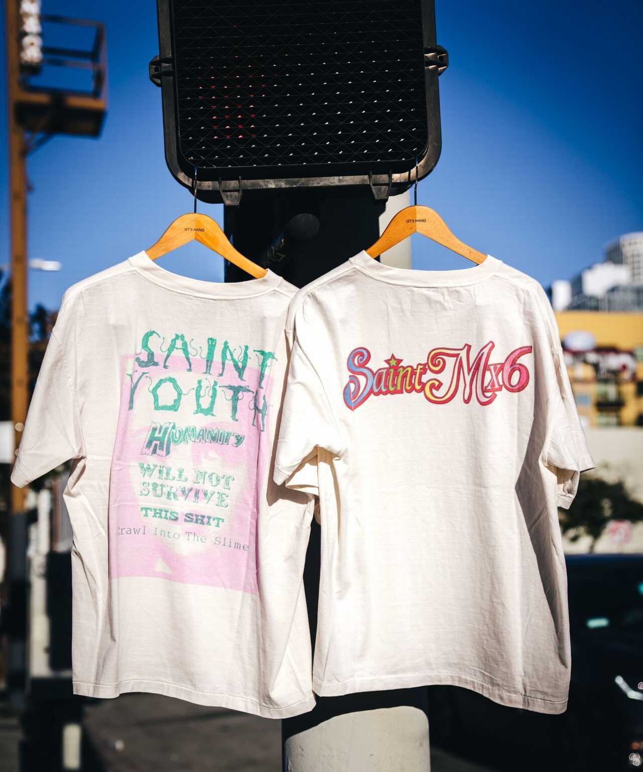 SAINT MICHAEL/セント マイケル/SS TEE/SUNGLASS/WHITE | ROYAL FLASH