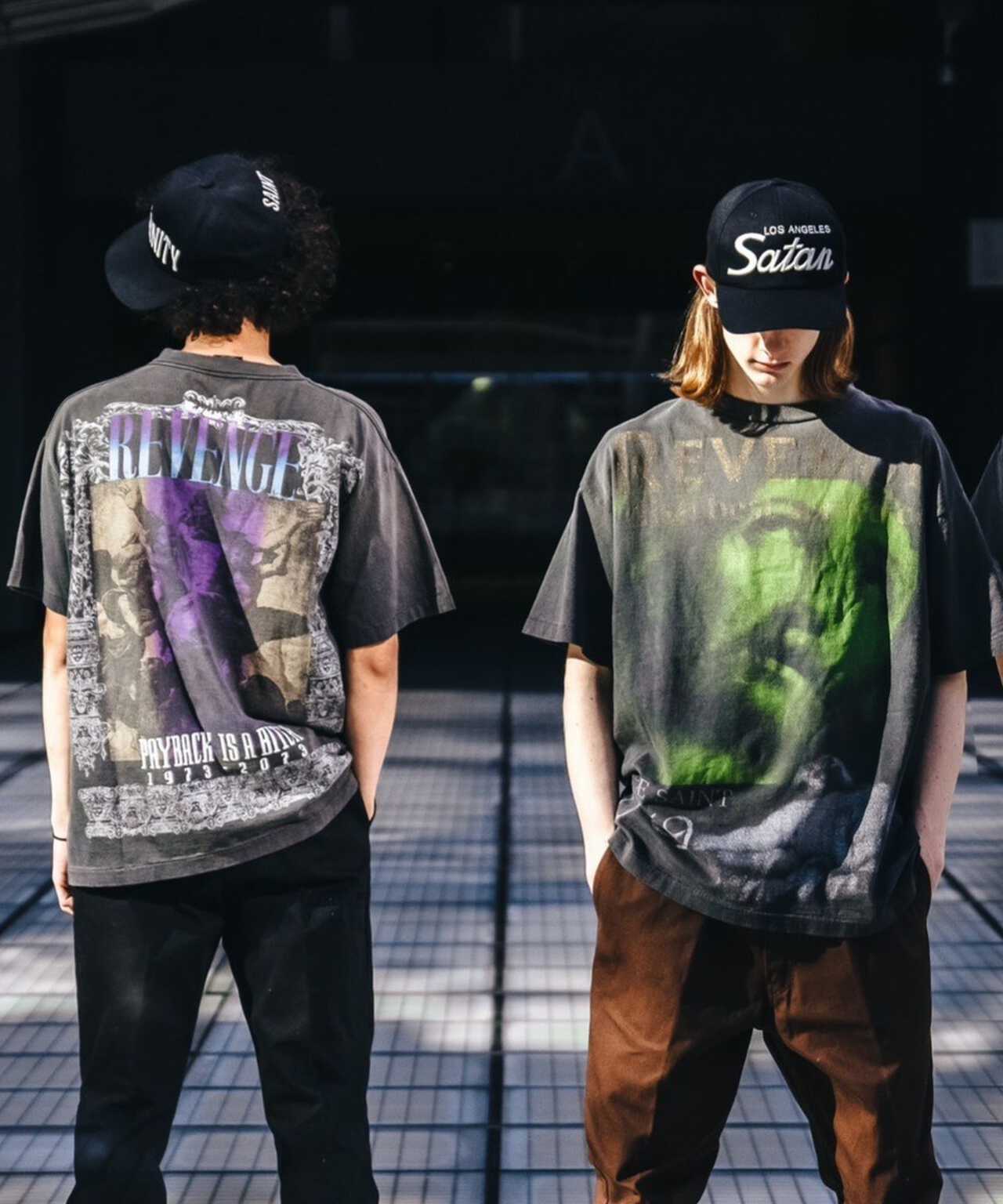 SAINT MICHAEL/セントマイケル × ベルベルジン/SA_SS TEE/REVENGE