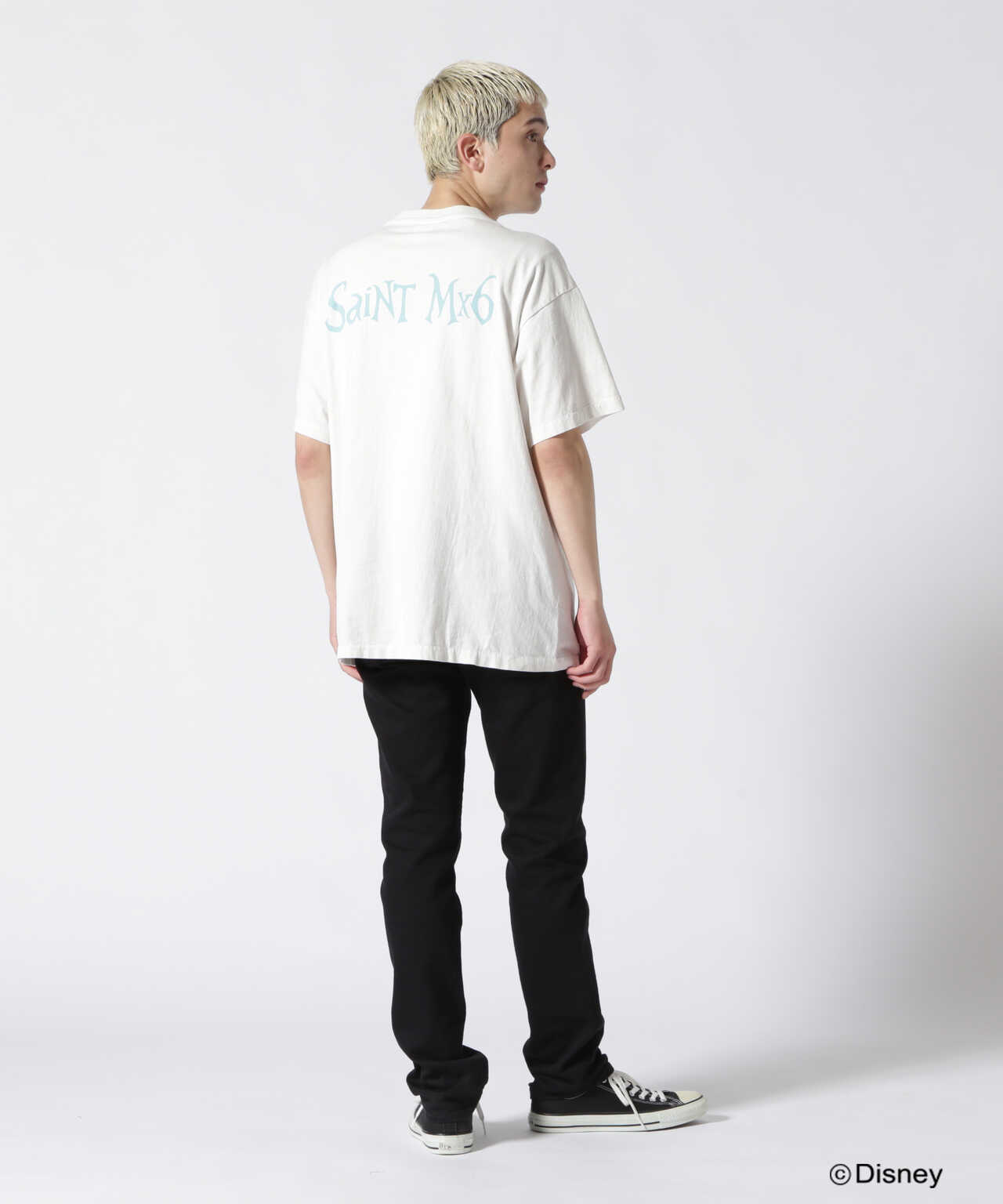 SAINT MICHAEL/セントマイケル × ディズニー(アリス・イン・ワンダーランド)/SS TEE/WHITE QN WHITE | ROYAL  FLASH ( ロイヤルフラッシュ ) | US ONLINE STORE（US オンラインストア）