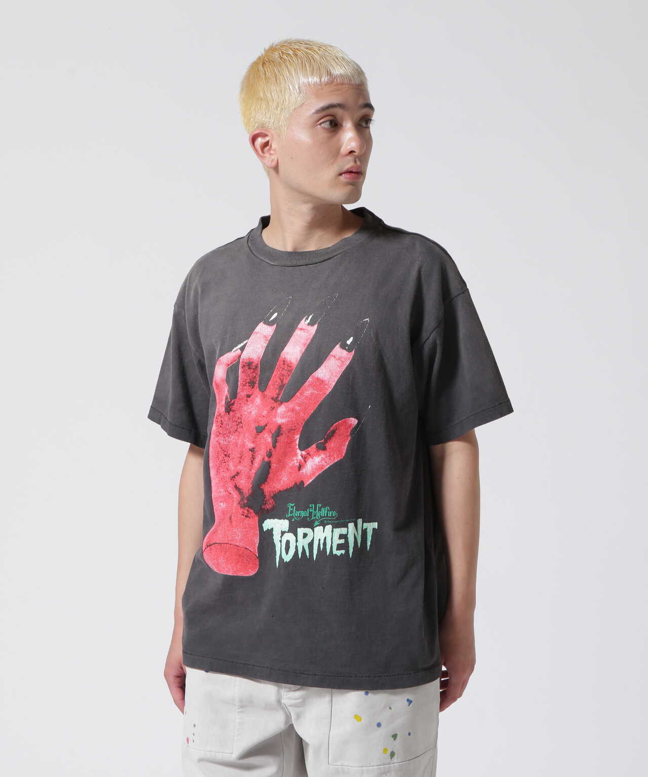 SAINT MICHAEL/セント マイケル/SS TEE DEVIL HND/BLACK | ROYAL FLASH ...