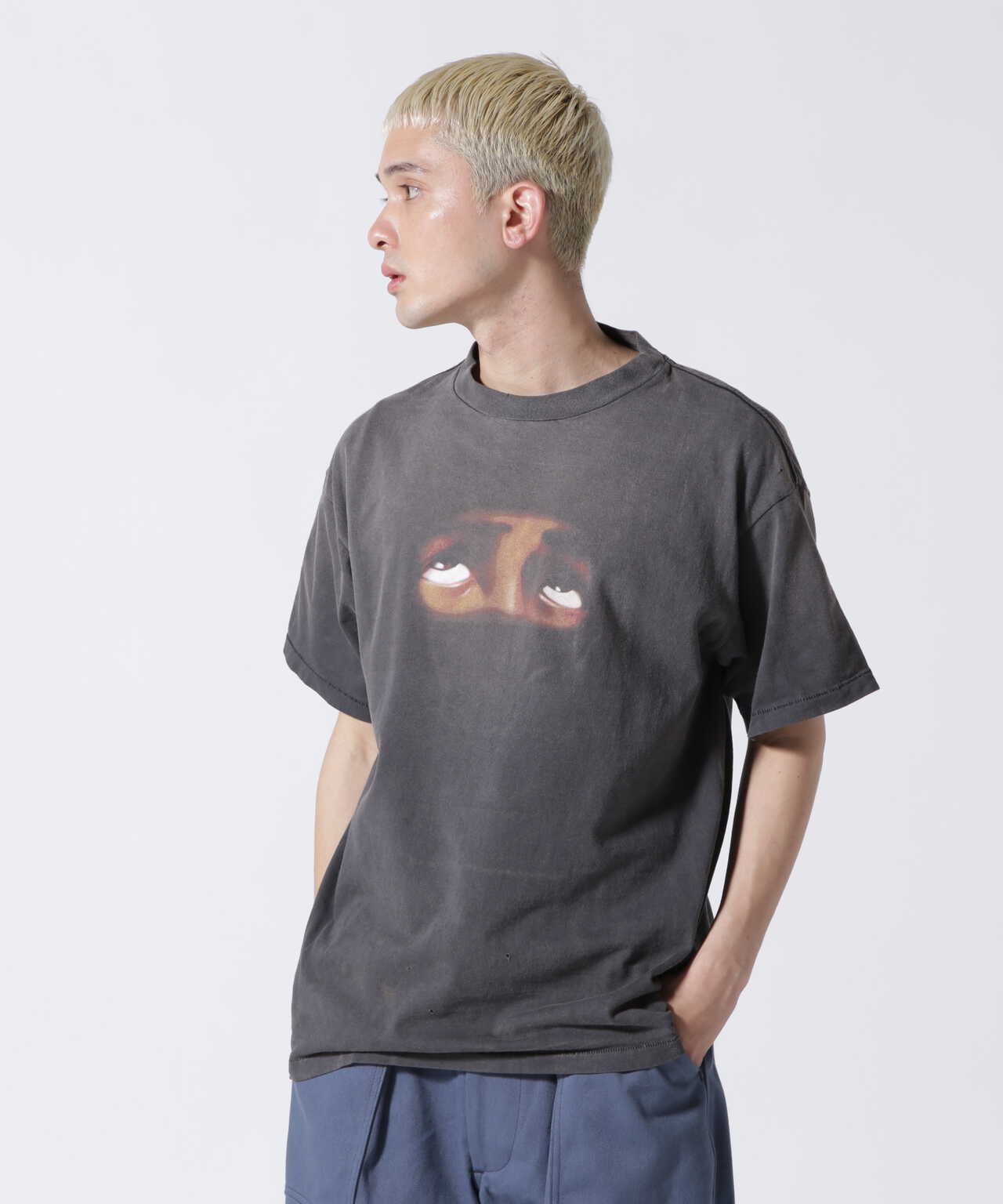 SAINT MICHAEL SS TEE EYES BLACK サイズL | www.innoveering.net