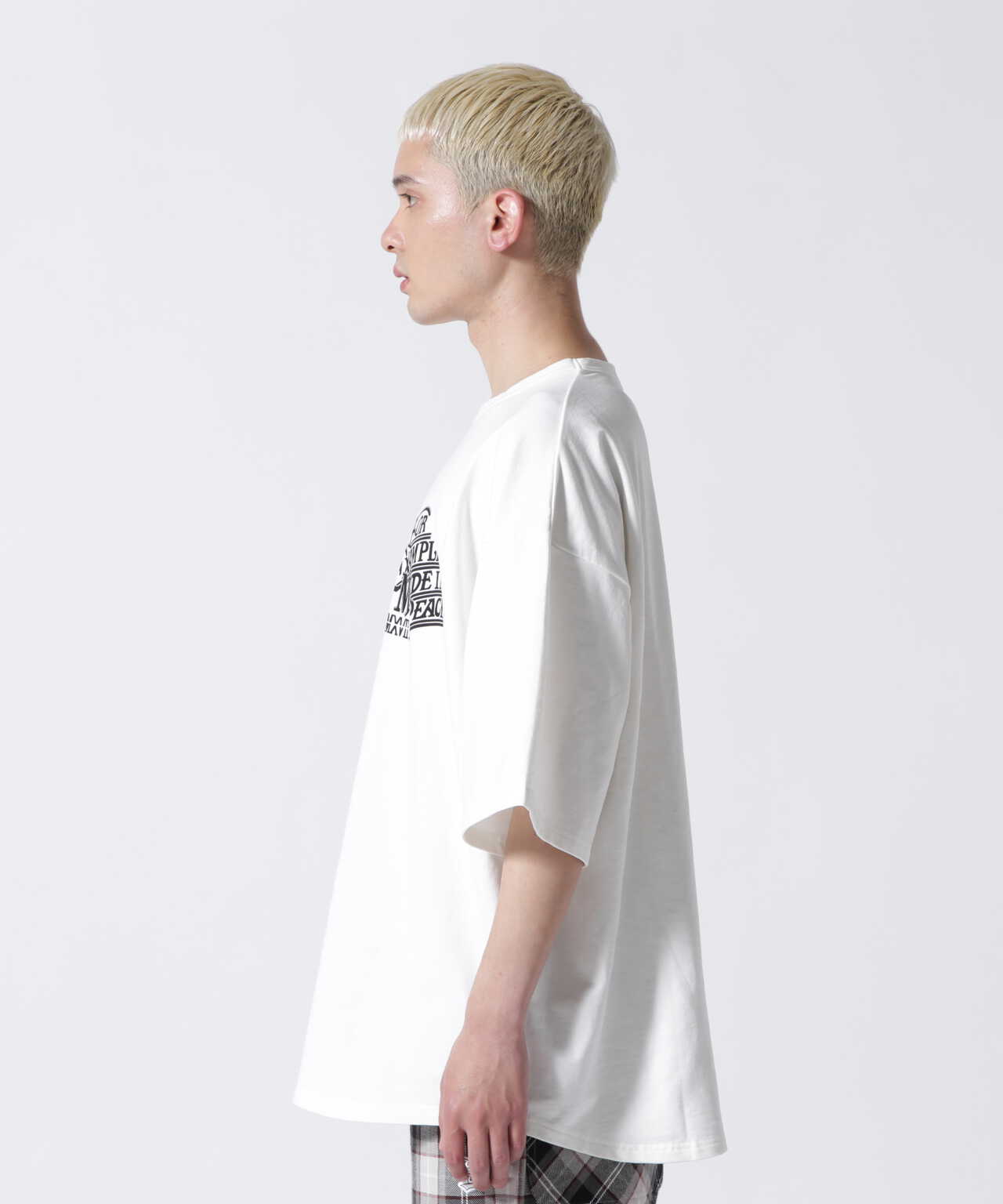 EXAMPLE/エグザンプル/MADE IN PEACE SLAB BIG S/S TEE | ROYAL FLASH