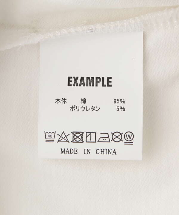 EXAMPLE/エグザンプル/MADE IN PEACE SLAB BIG S/S TEE