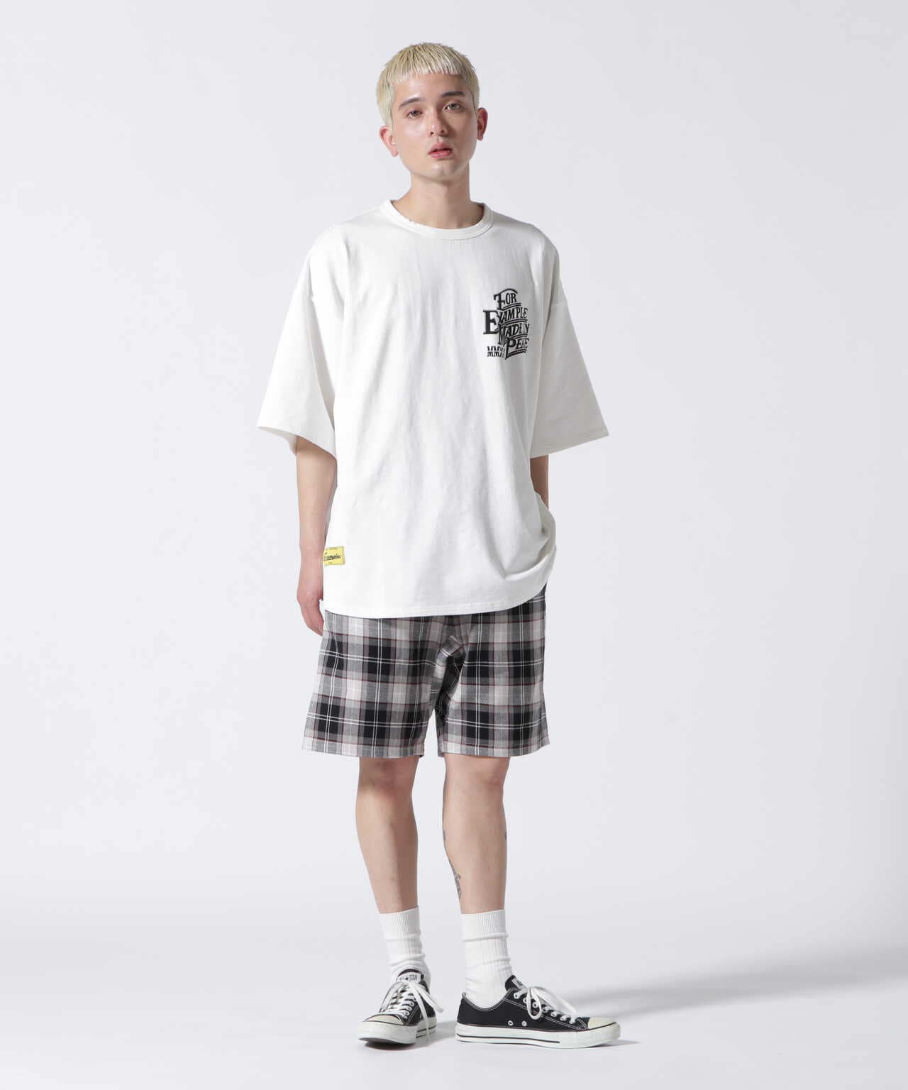 EXAMPLE/エグザンプル/MADE IN PEACE SLAB BIG S/S TEE | ROYAL FLASH