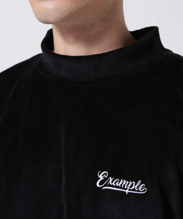 EXAMPLE/エグザンプル/VELVET MOCK Tシャツ