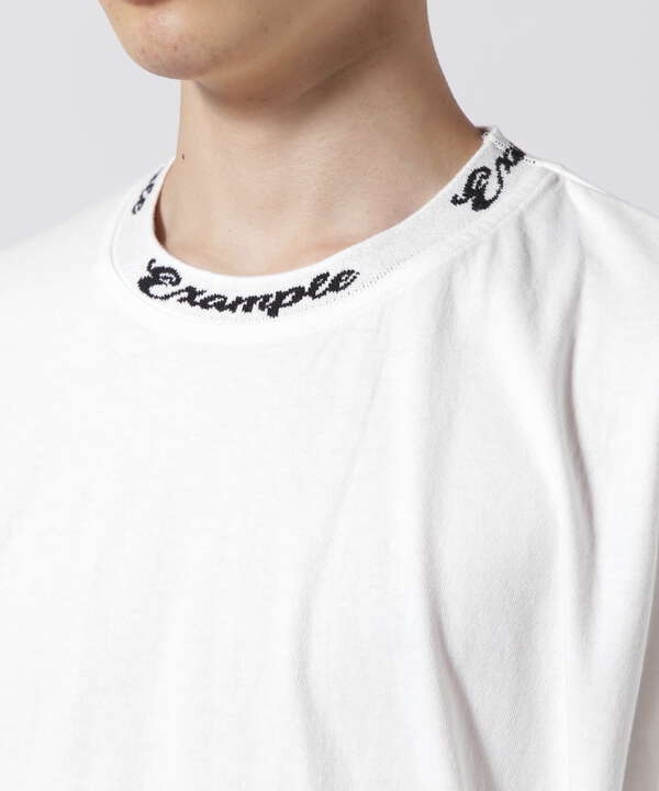 EXAMPLE/エグザンプル/CURSIVE CIRCLE LOGO S/S TEE