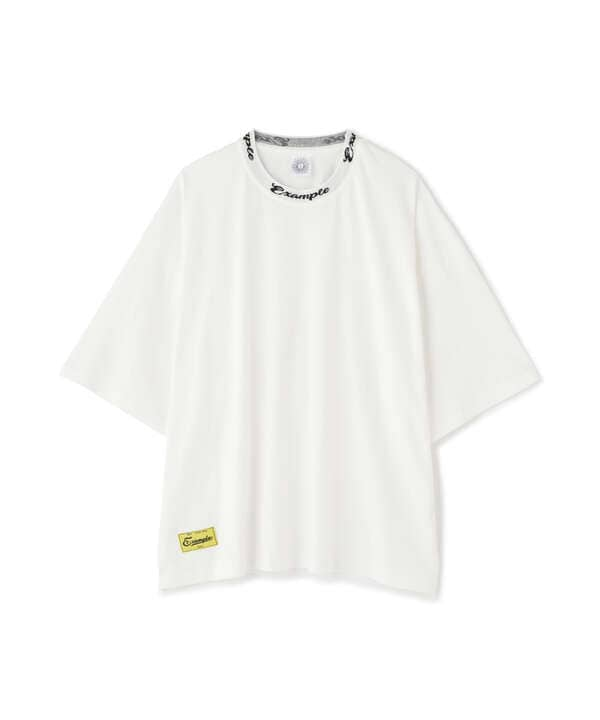 EXAMPLE/エグザンプル/CURSIVE CIRCLE LOGO S/S TEE