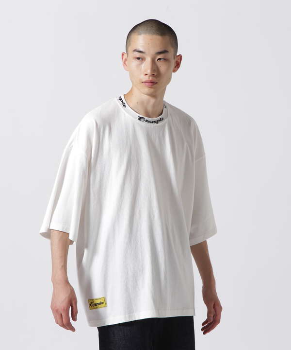 EXAMPLE/エグザンプル/CURSIVE CIRCLE LOGO S/S TEE