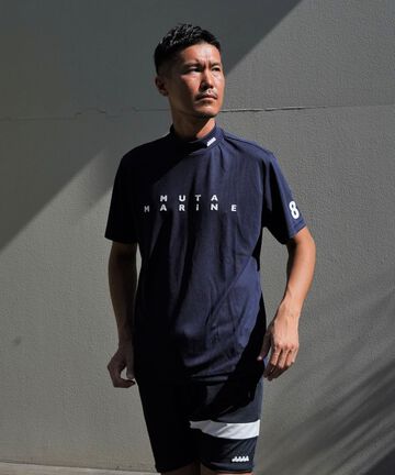 muta MARINE/ムータ マリン/別注モックネックシャツ