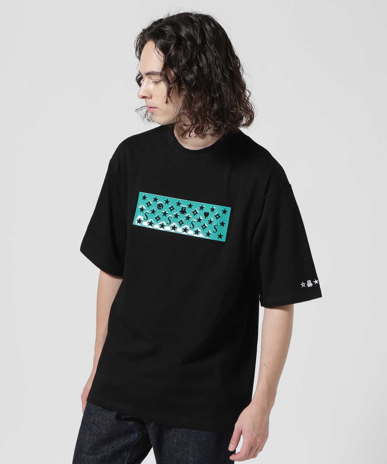 STUD MUFFIN/スタッドマフィン/ボックスジェルプリント SS TEE | ROYAL