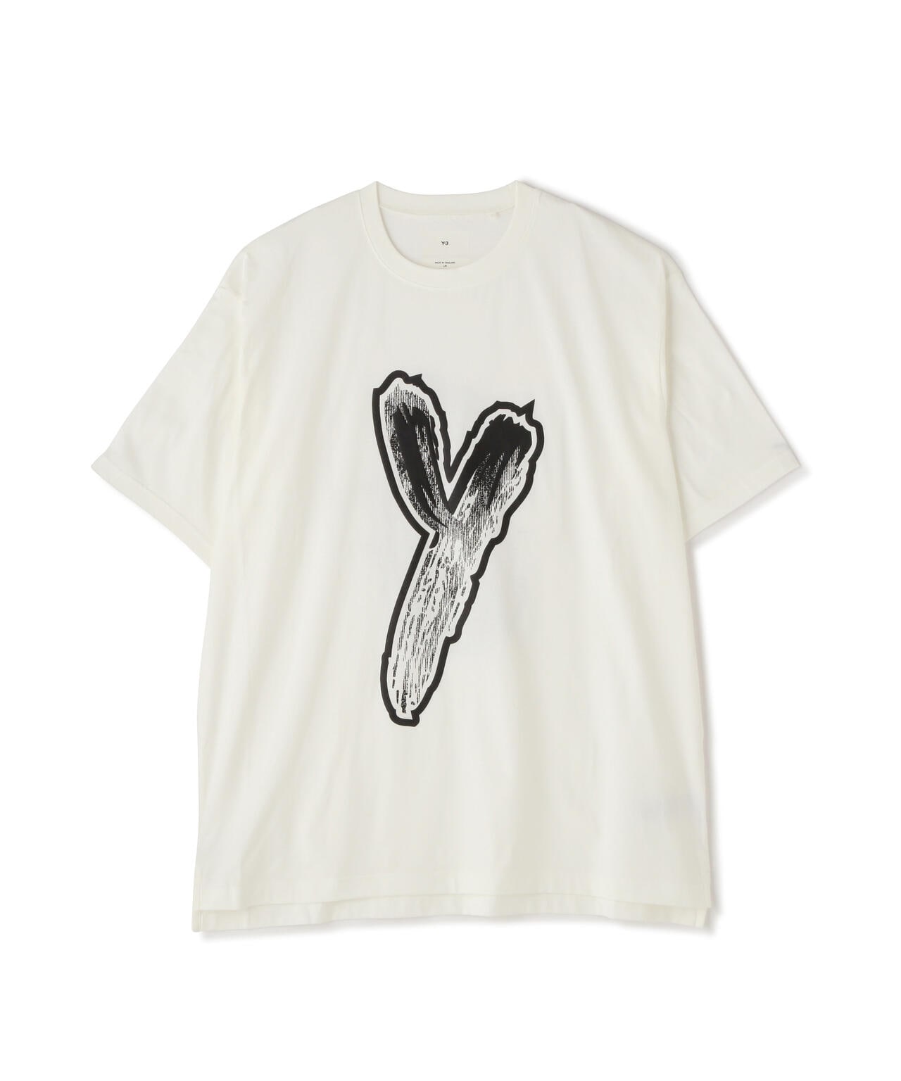 Y-3/ワイスリー/LOGO GFX TEE－white－ | ROYAL FLASH ( ロイヤル