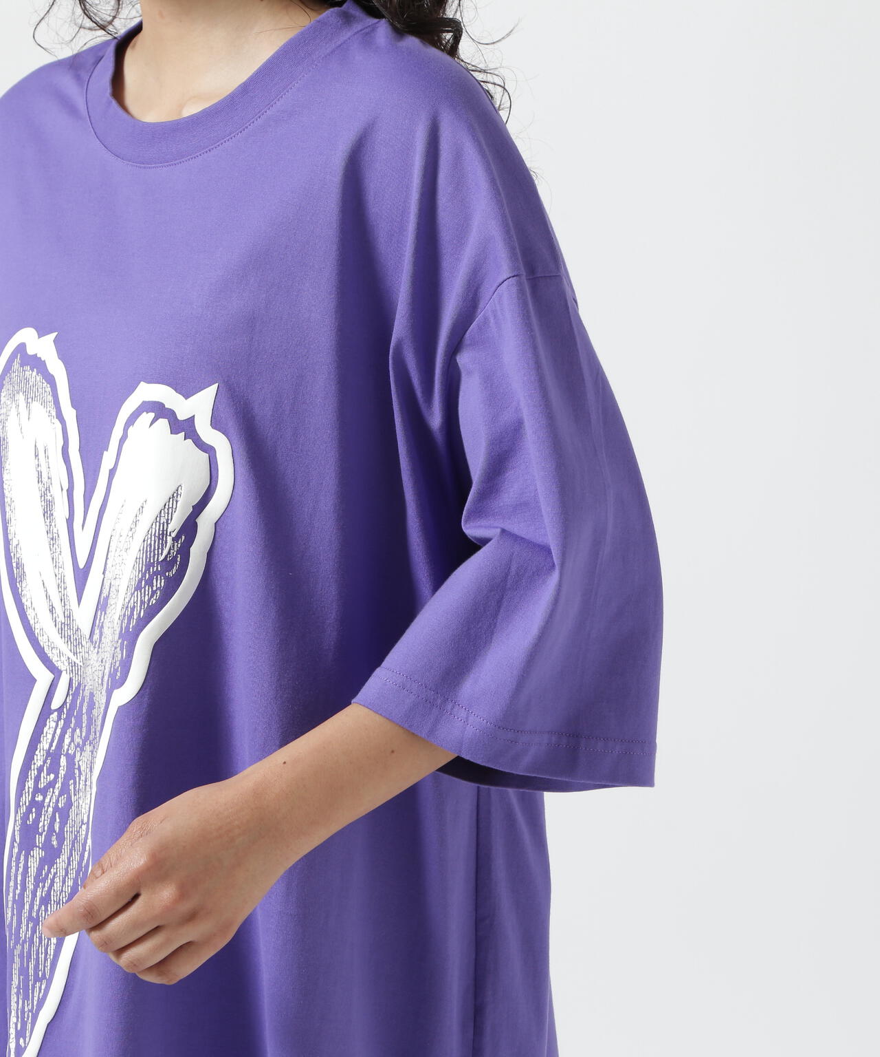 Y-3/ワイスリー/LOGO GFX TEE－purple－ | ROYAL FLASH ( ロイヤル