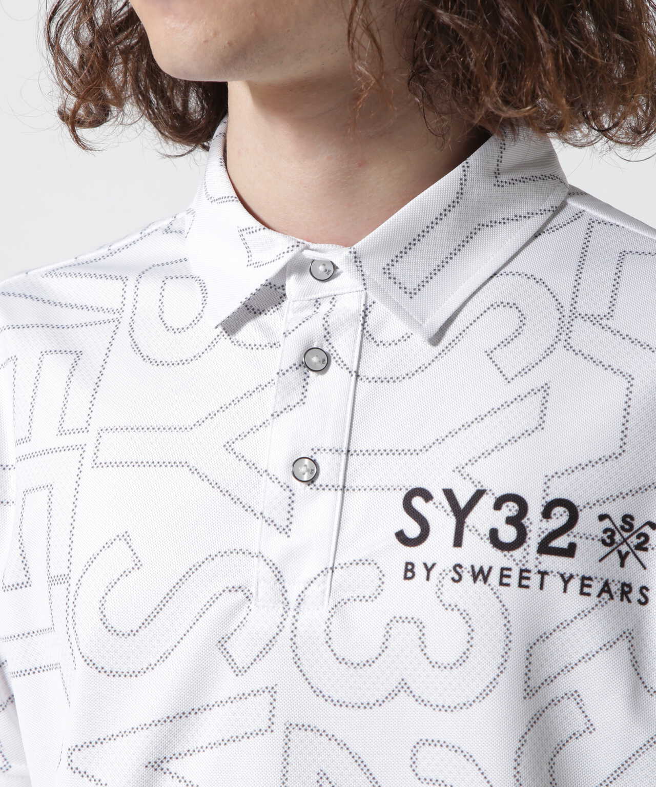 SY32 by SWEETYEARS/SYG MARIN LOGO POLO | ROYAL FLASH ( ロイヤル