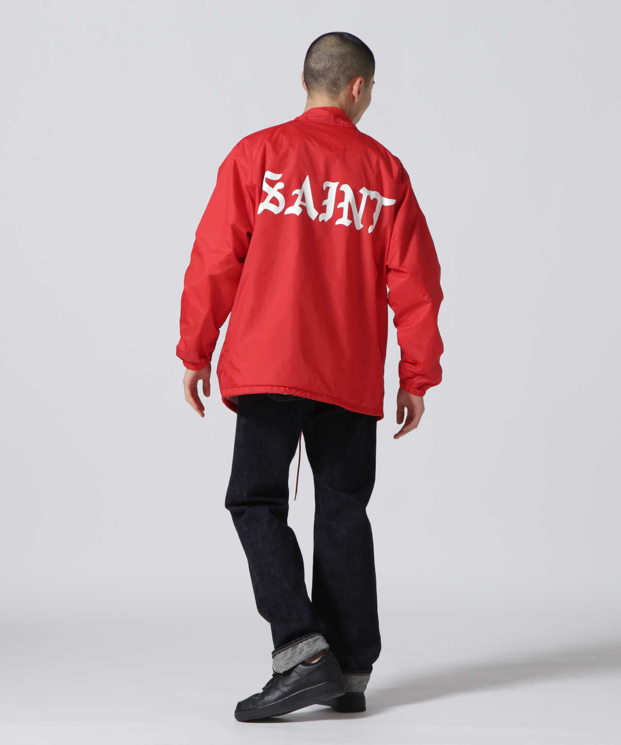 SAINT MICHAEL/セント マイケル/COACH JACKET/M/RED | ROYAL FLASH