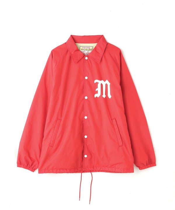 SAINT MICHAEL/セント マイケル/COACH JACKET/M/RED（7873152349