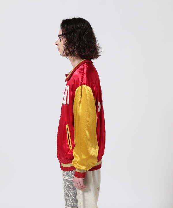 SAINT MICHAEL/セント マイケル/VARSITY JACKET/SAINT/RED