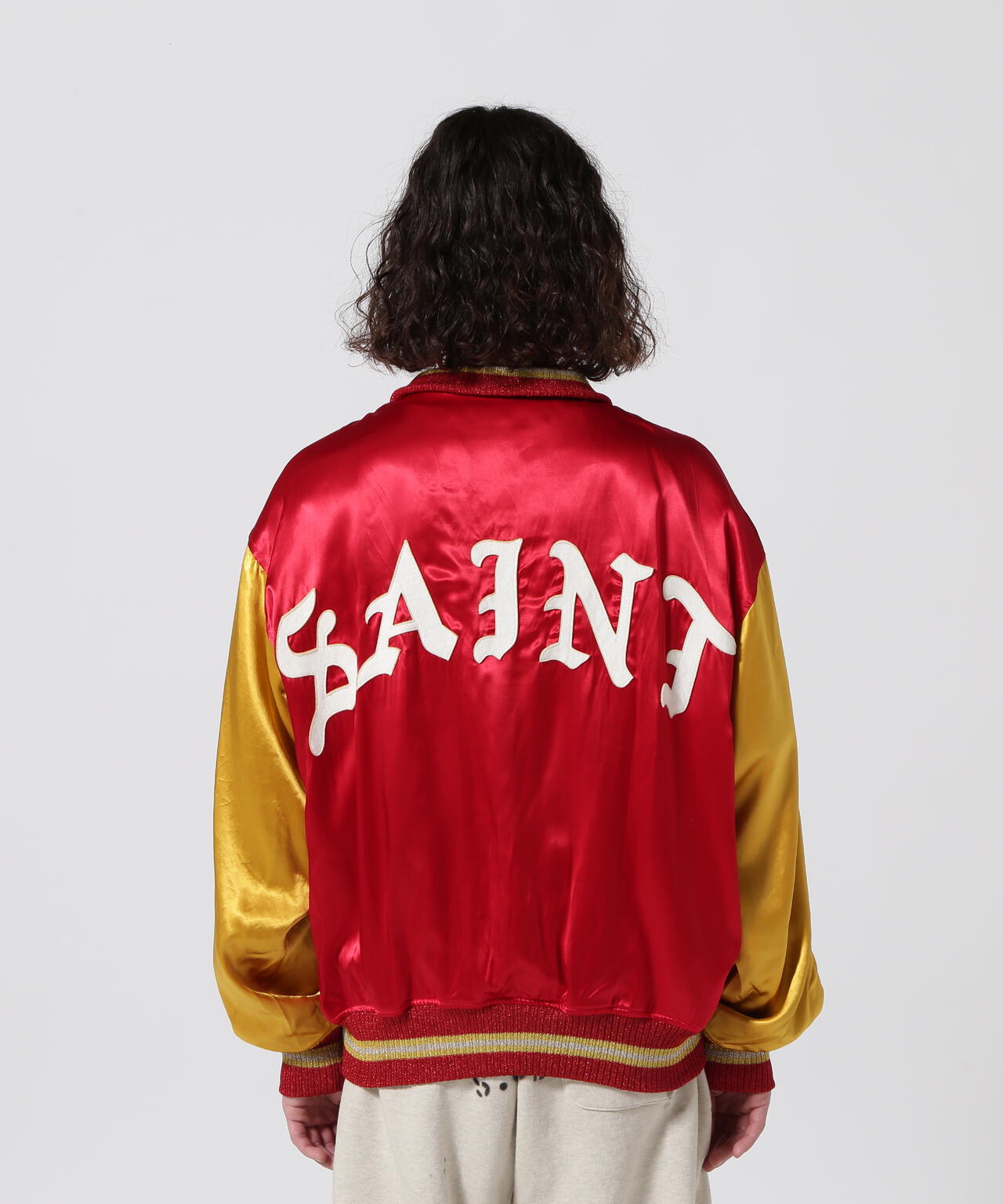 SAINT MICHAEL/セント マイケル/VARSITY JACKET/SAINT/RED | ROYAL