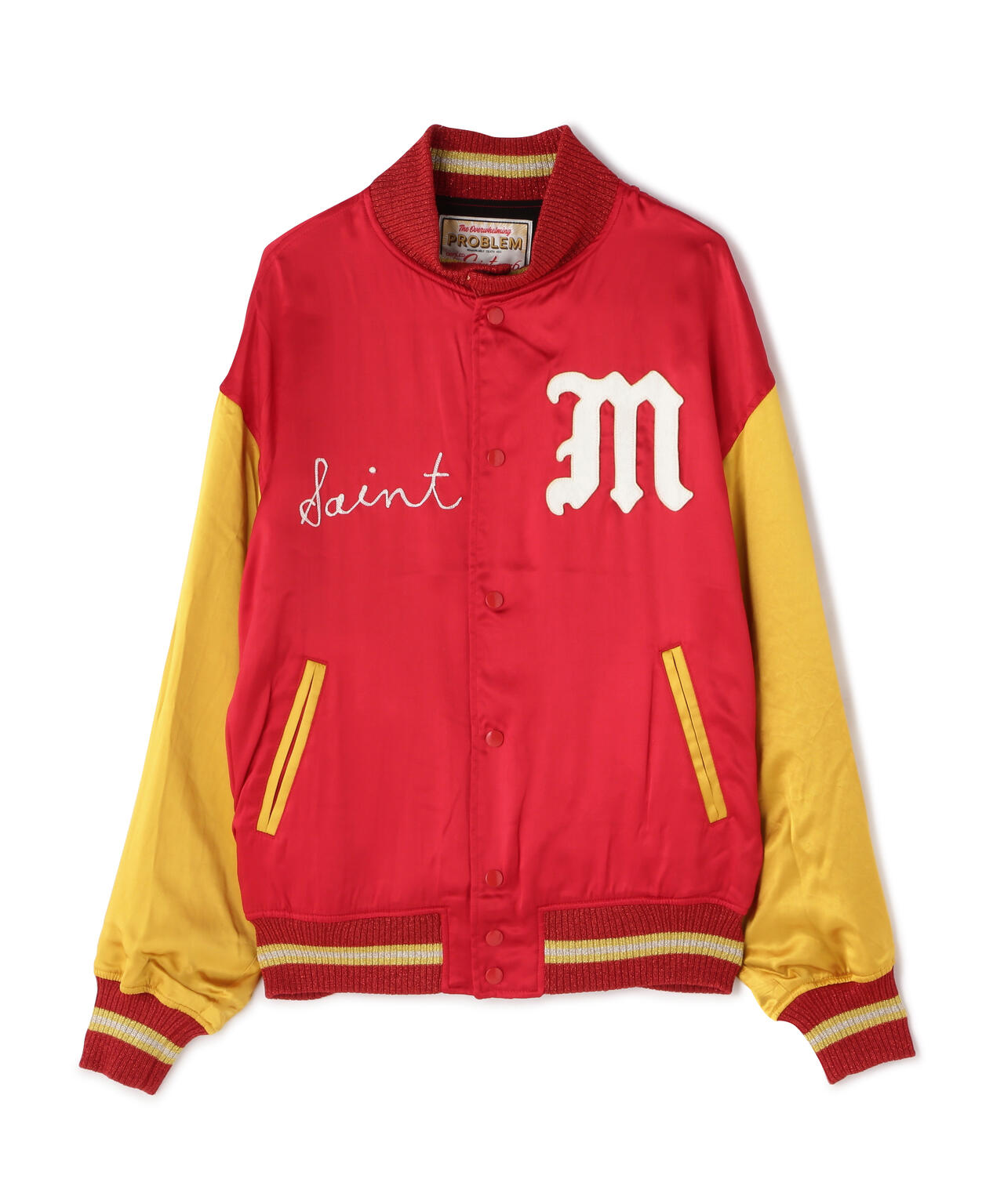 SAINT MICHAEL/セント マイケル/VARSITY JACKET/SAINT/RED