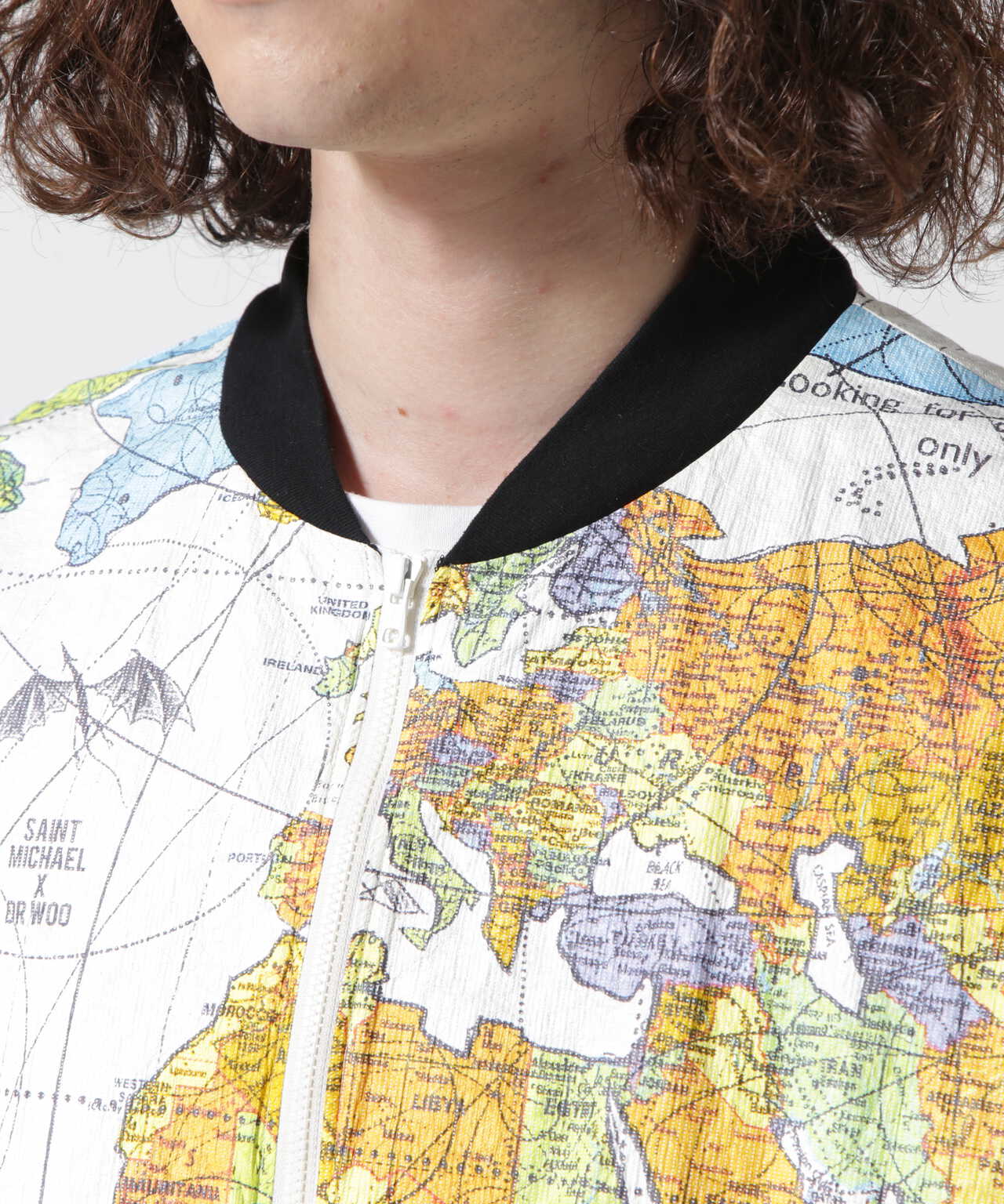 sacai World Map Blouson BLACK サイズ1