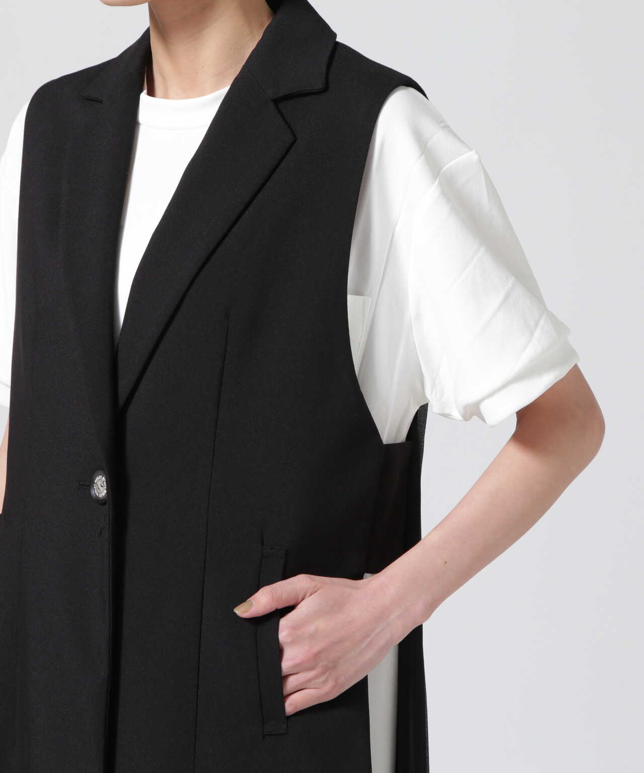 Risley/リズレー/Back pleats tailored gilet | ROYAL FLASH