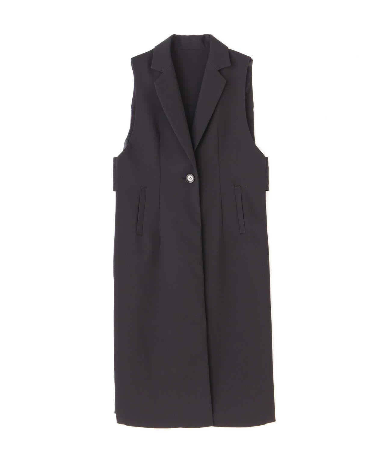 Risley/リズレー/Back pleats tailored gilet