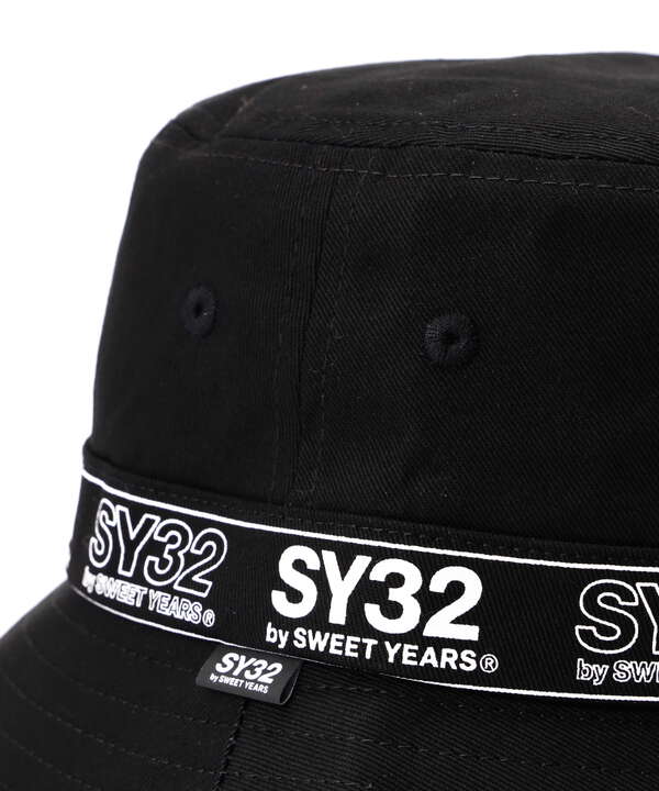 SY32 by SWEETYEARS /TAPE LOGO BUCKET HAT