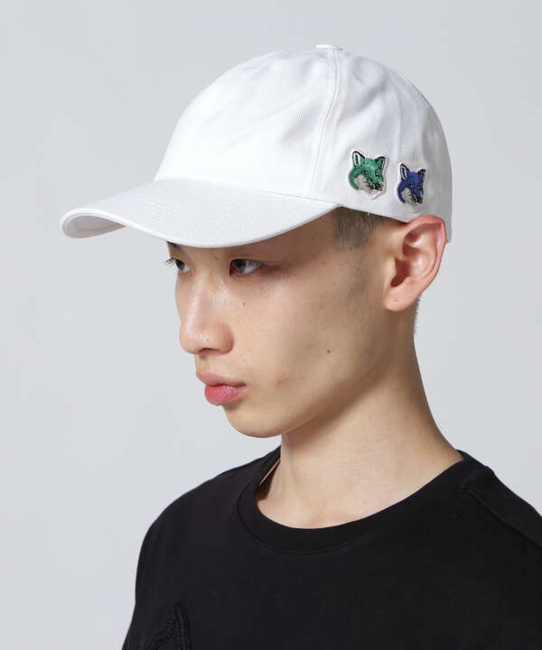 MAISON KITSUNE/メゾン キツネ/シーズナル フォックスヘッド 6P キャップ