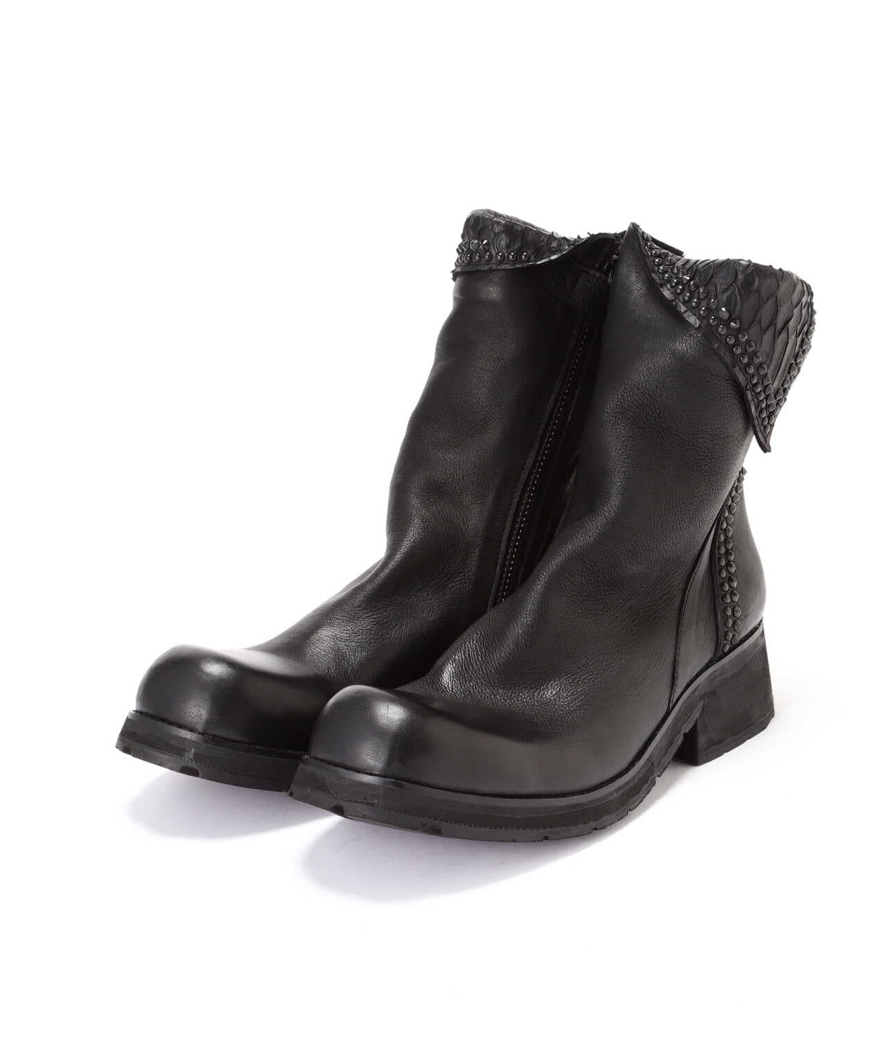 KMRii/ケムリ/Crush Short Boots | ROYAL FLASH ( ロイヤルフラッシュ ...