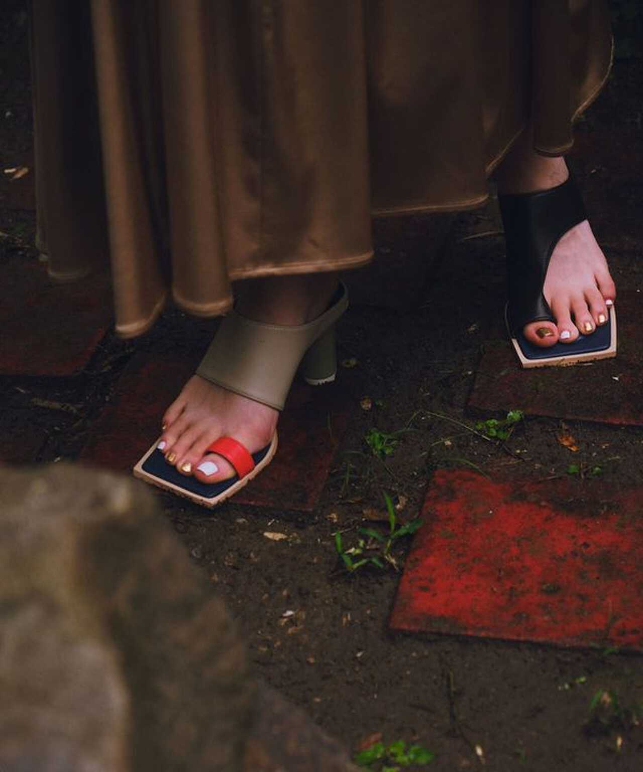 UN3D./アンスリード/FOOT CUSHION SANDAL