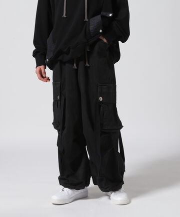 【先行予約 7月中旬-7月下旬入荷予定】A.F ARTEFACT/Coating Wide Pants