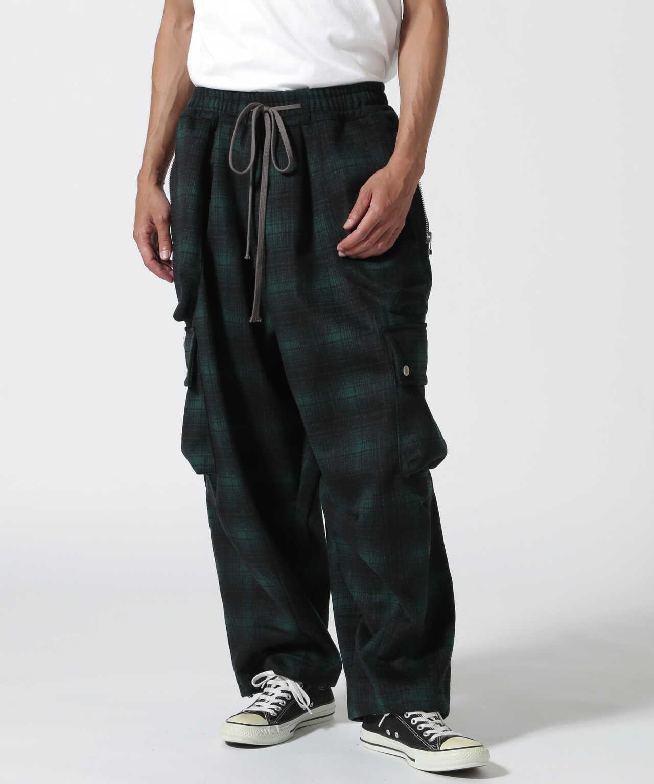 A.F ARTEFACT/エーエフ・アーティファクト/CHECK WIDE PANTS | ROYAL FLASH ( ロイヤルフラッシュ ) |  US ONLINE STORE（US オンラインストア）