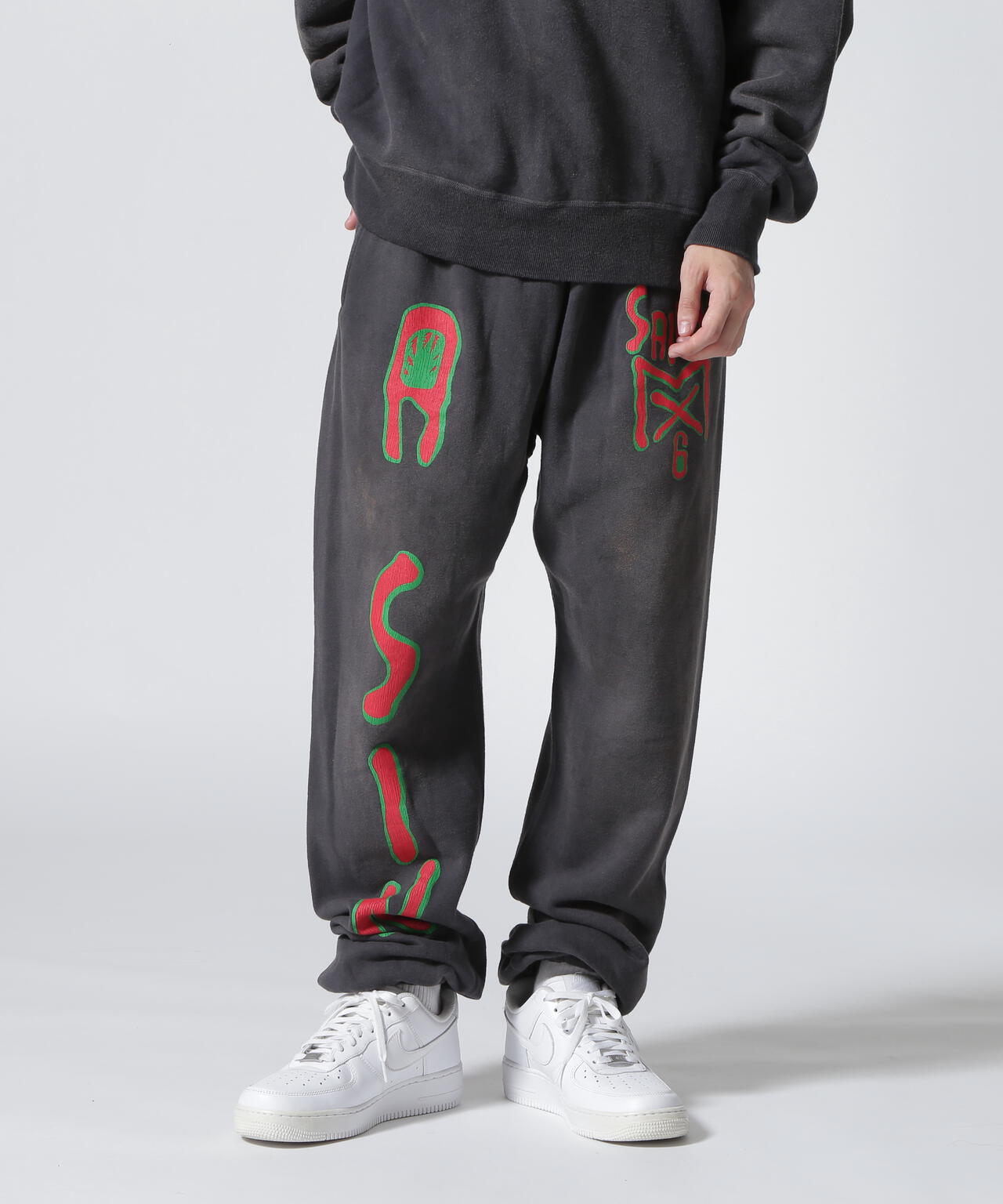 SAINT MICHAEL/セント マイケル/SWEAT PANTS/MX6/BLACK | ROYAL FLASH ...