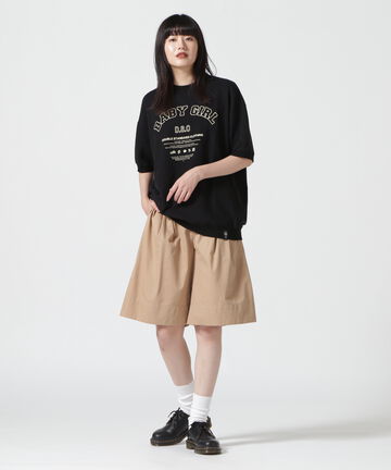 DOUBLE STANDARD CLOTHING/チノタックキュロットパンツ