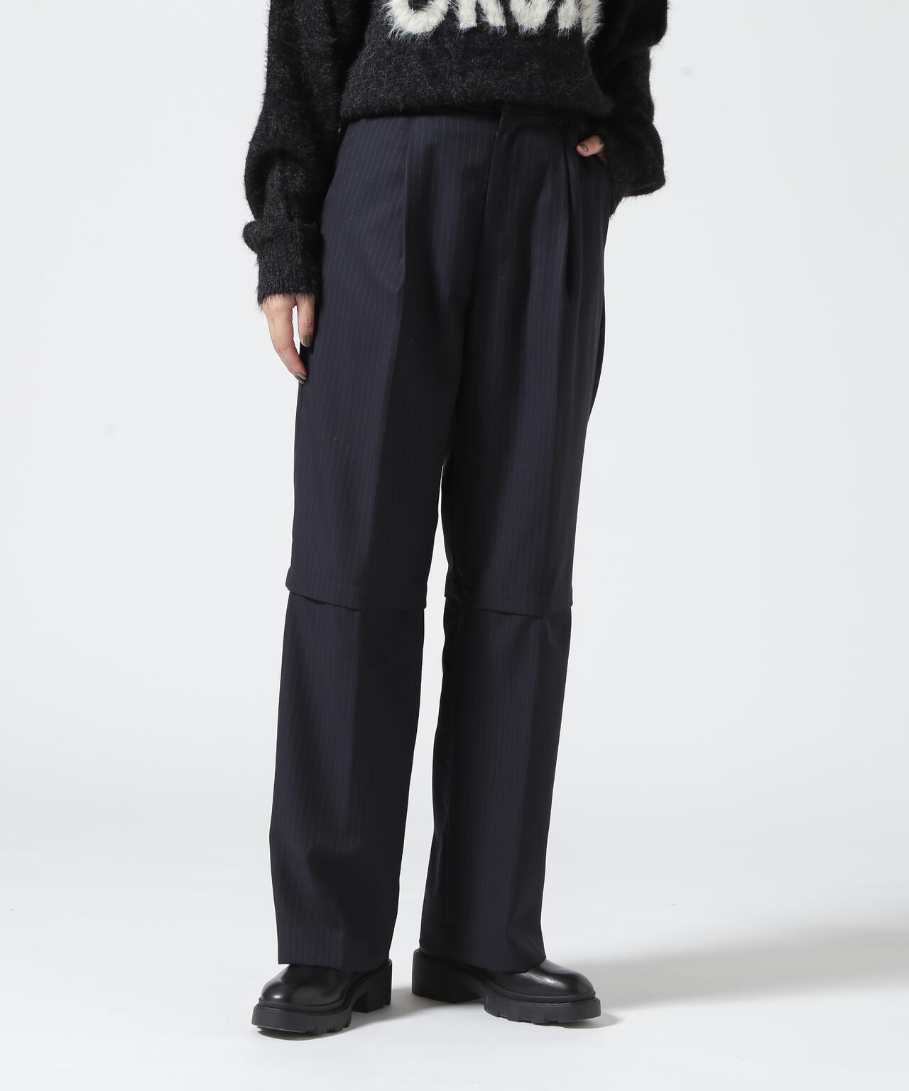 MAISON SPECIAL/メゾンスペシャル/2way Two Tuck Wide Pants | ROYAL 