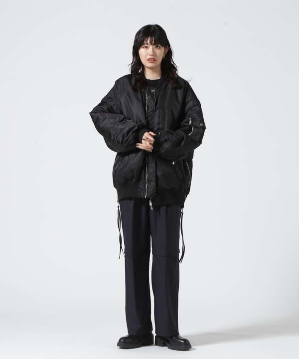 MAISON SPECIAL/メゾンスペシャル/2way Two Tuck Wide Pants