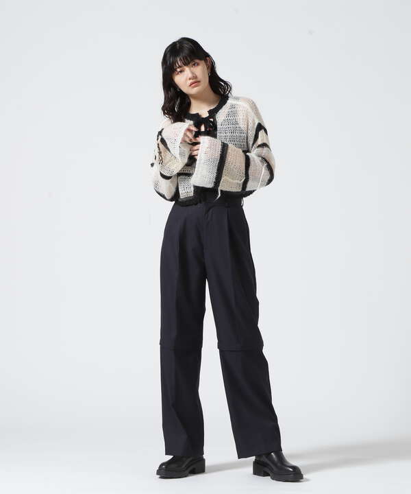 MAISON SPECIAL/メゾンスペシャル/2way Two Tuck Wide Pants