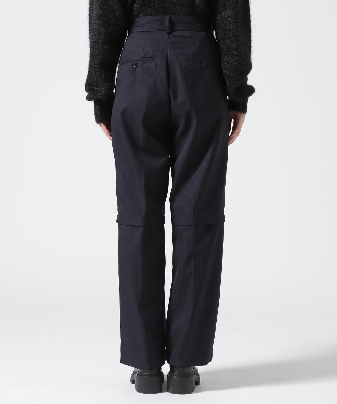 MAISON SPECIAL/メゾンスペシャル/2way Two Tuck Wide Pants