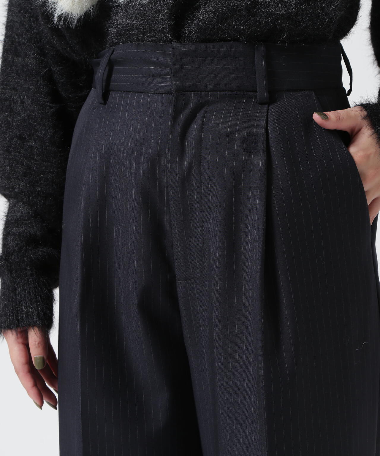 MAISON SPECIAL/メゾンスペシャル/2way Two Tuck Wide Pants