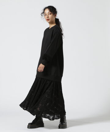 AULA/アウラ/Jacquard Switch Dress