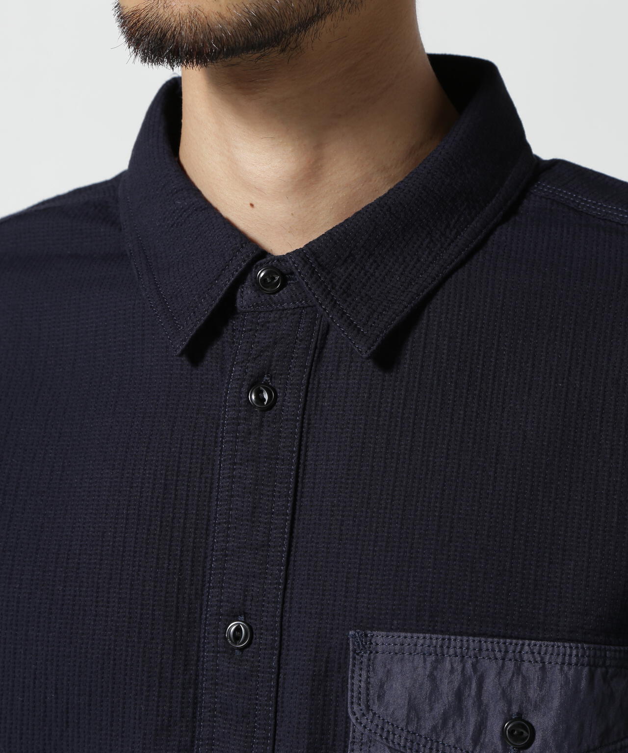 DENHAM/デンハム/WORKER REG MIX SHIRT SDM