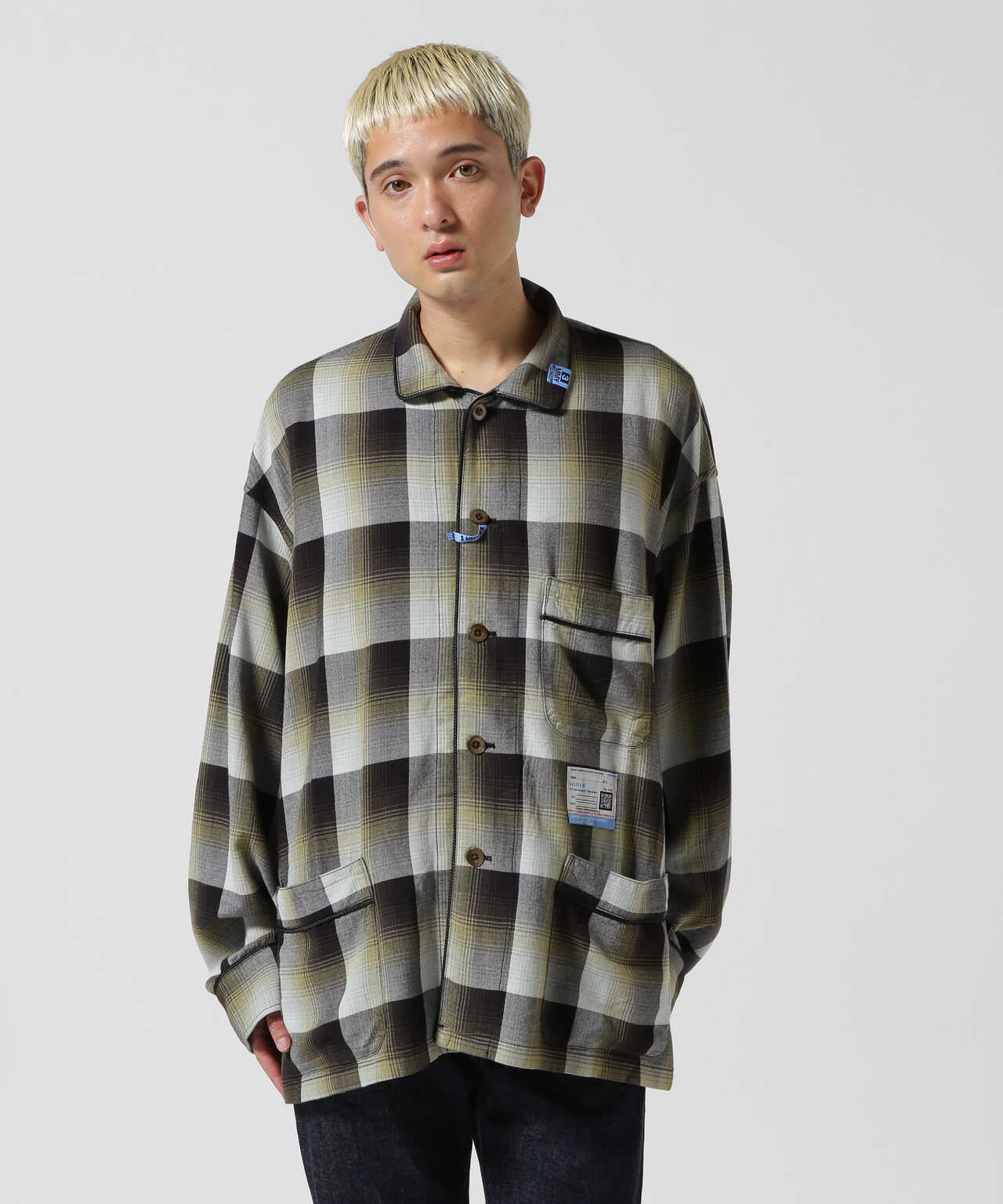 Maison MIHARAYASUHIRO/Check Pyjama Shirt | ROYAL FLASH