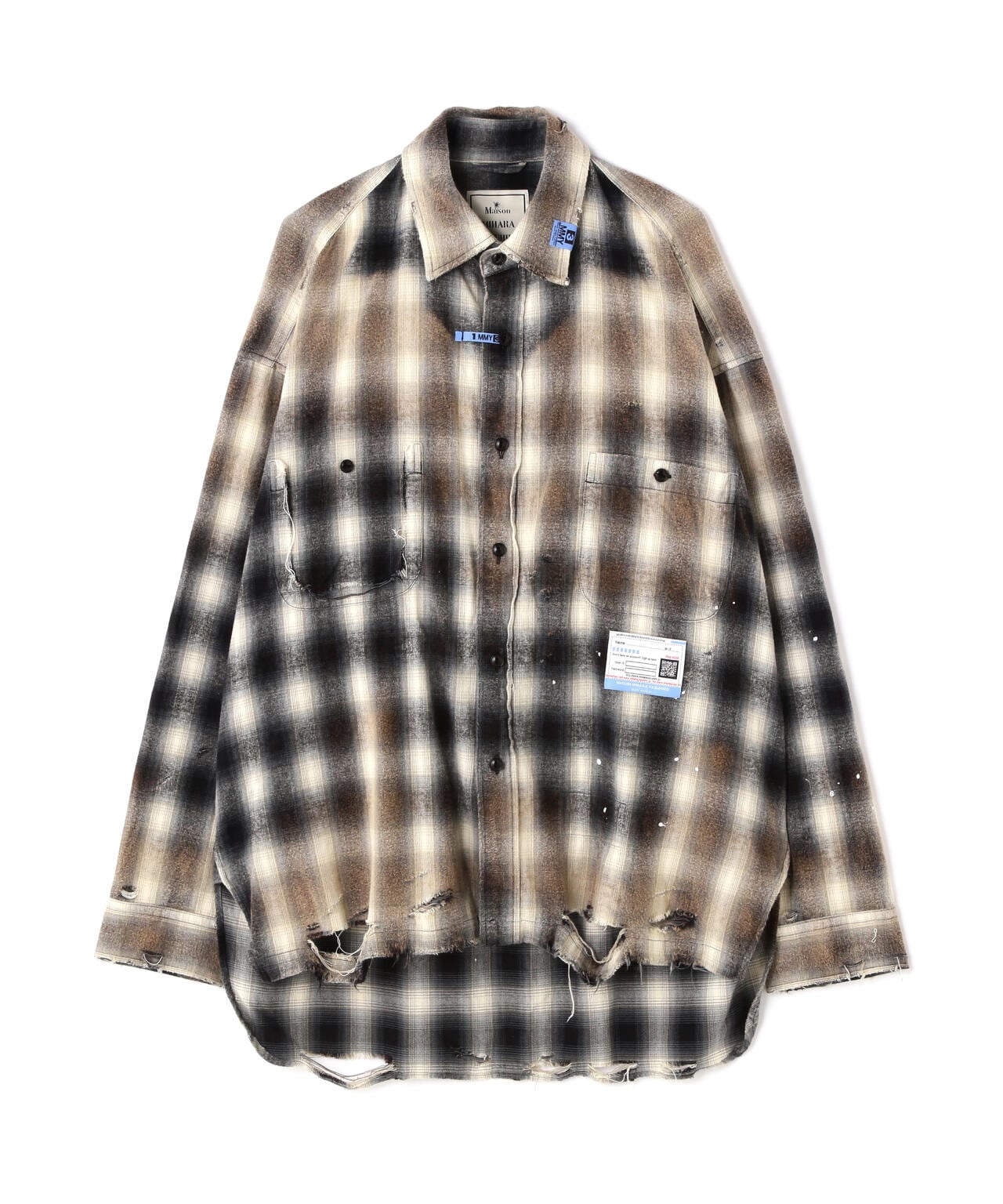 Maison MIHARAYASUHIRO/VINTAGE-LIKE CHECK SHIRT