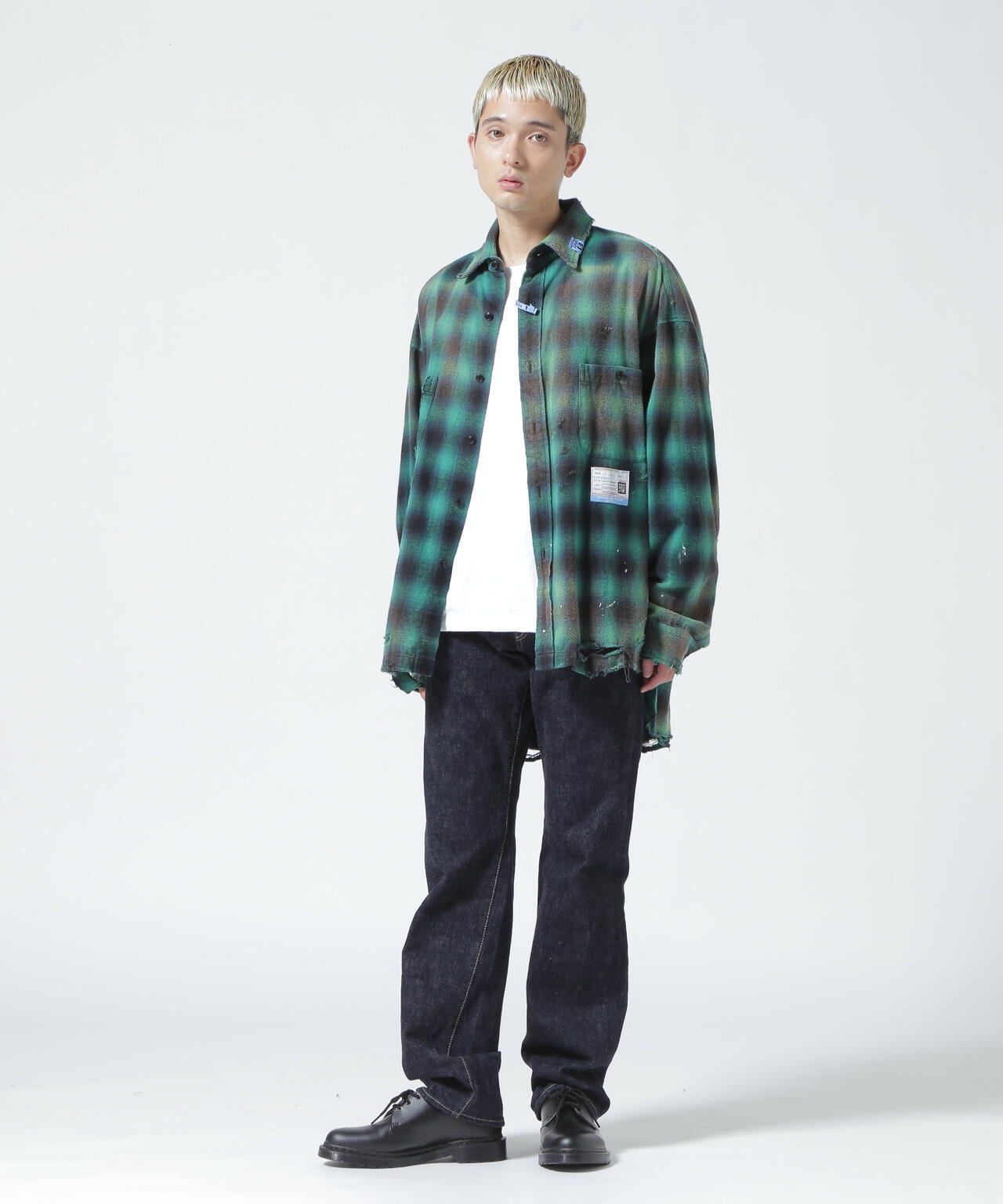 Maison MIHARAYASUHIRO/VINTAGE-LIKE CHECK SHIRT | ROYAL FLASH