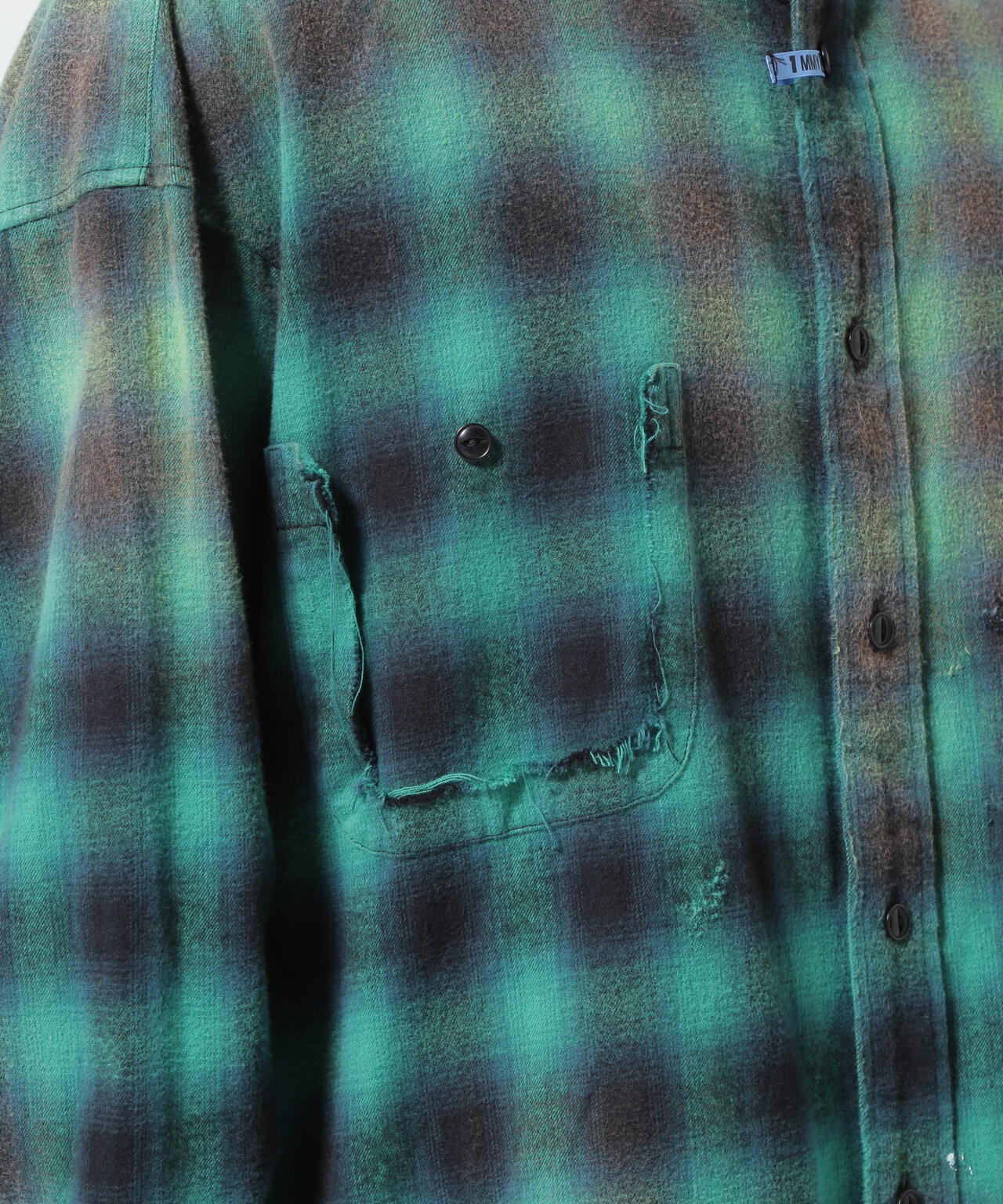 Maison MIHARAYASUHIRO/VINTAGE-LIKE CHECK SHIRT