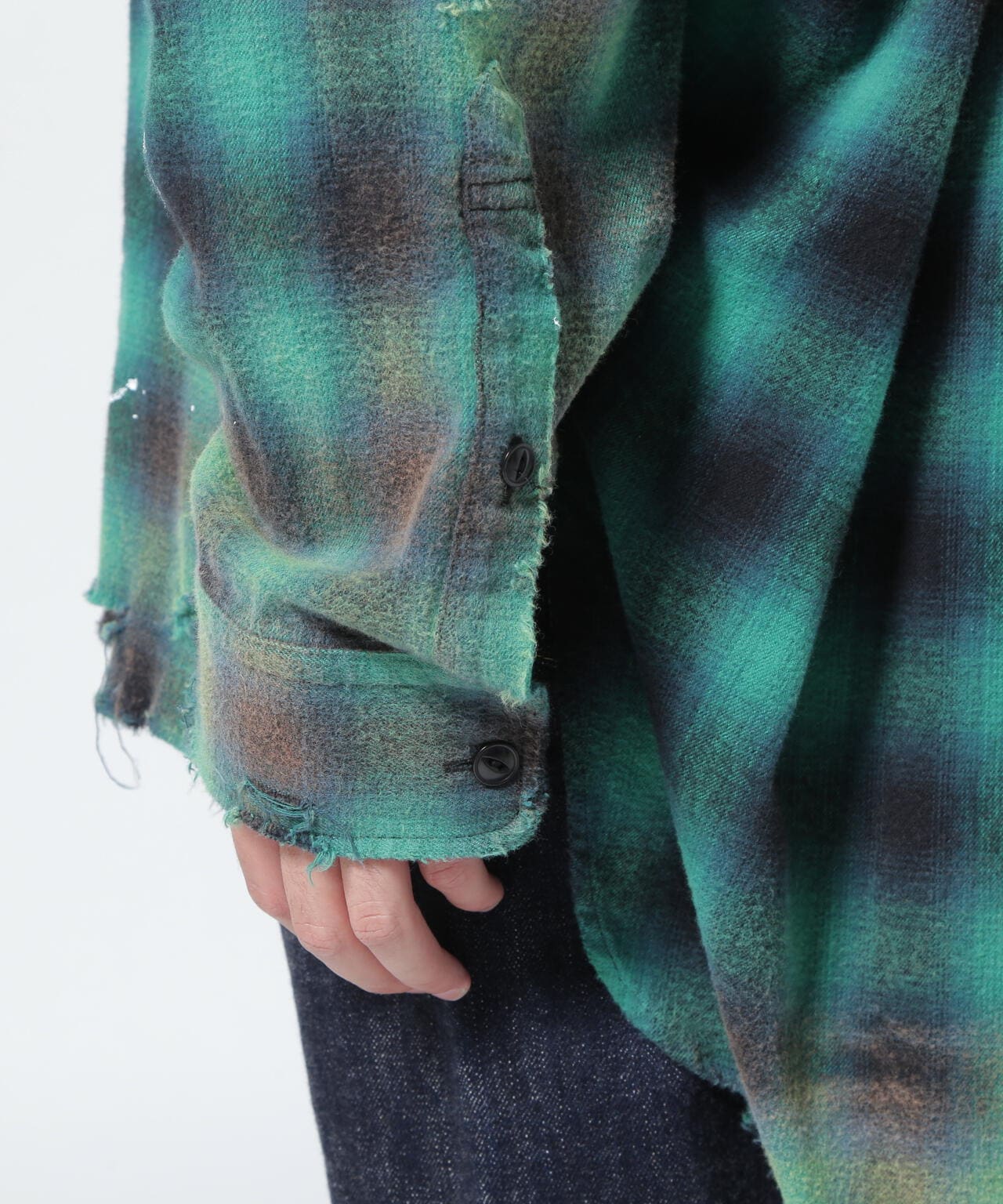 Maison MIHARAYASUHIRO/VINTAGE-LIKE CHECK SHIRT