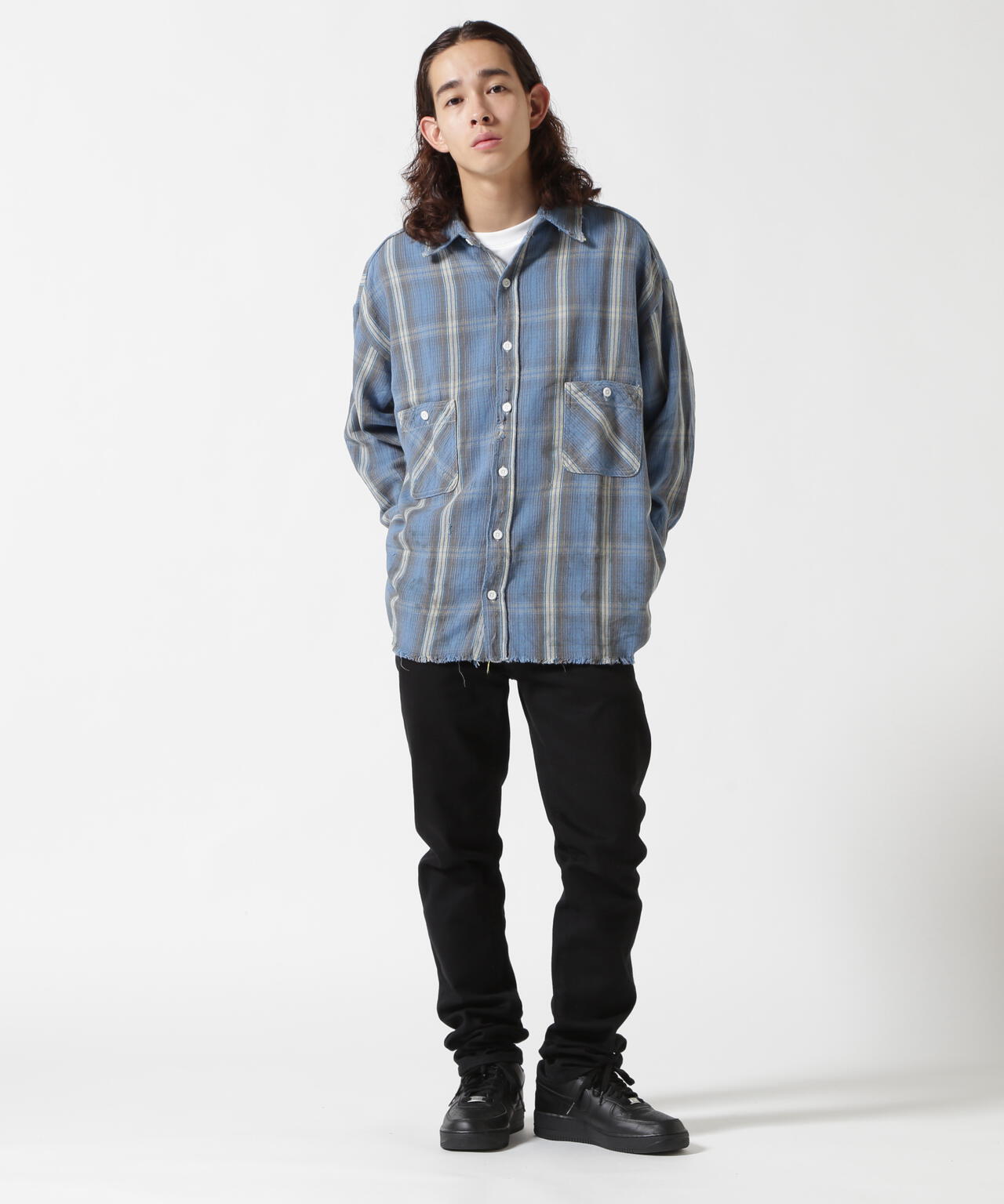 SAINT MICHAEL/セント マイケル/FRNNL SHIRT/CHECK/BUxYL | ROYAL 