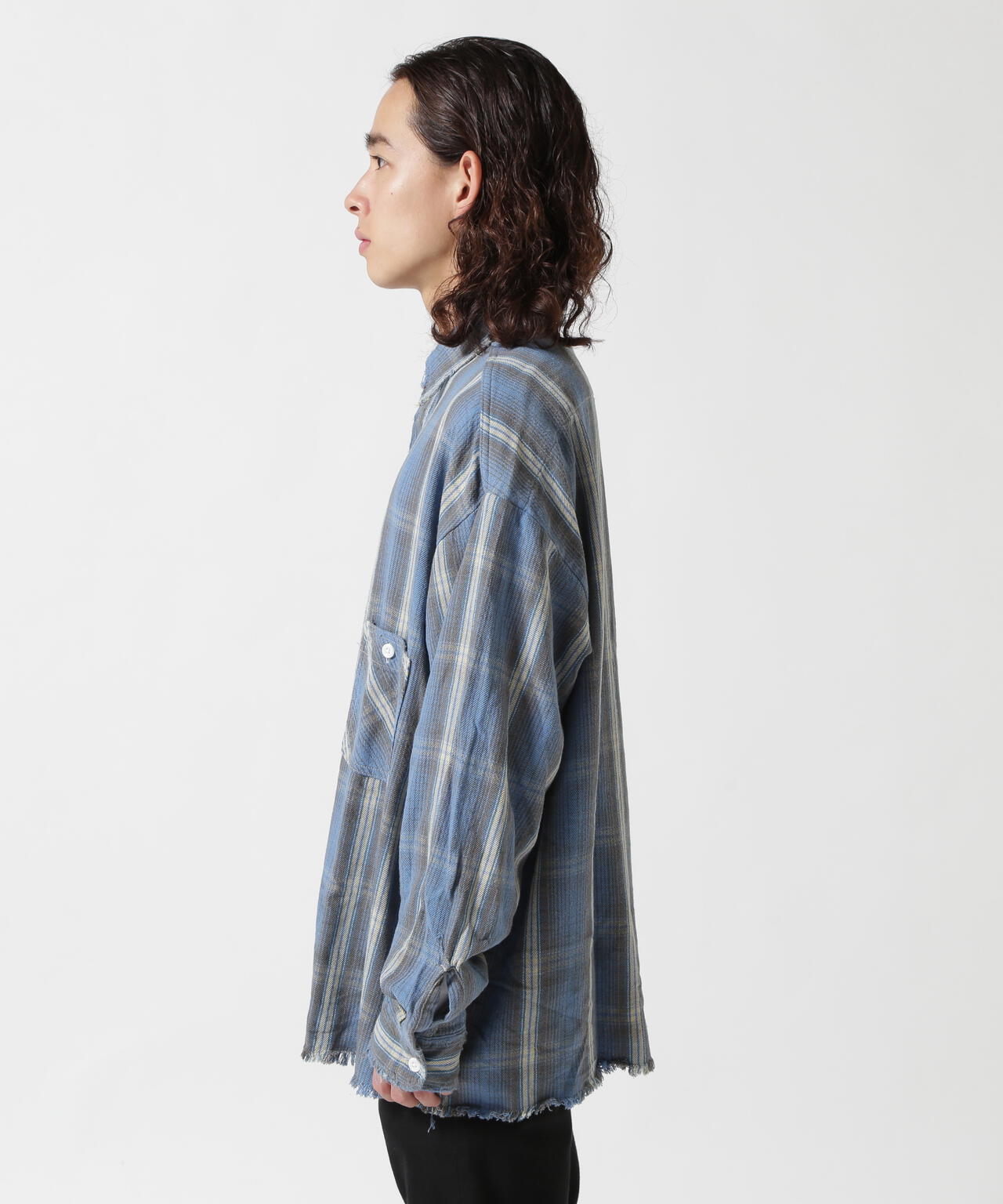 SAINT MICHAEL/セント マイケル/FRNNL SHIRT/CHECK/BUxYL | ROYAL