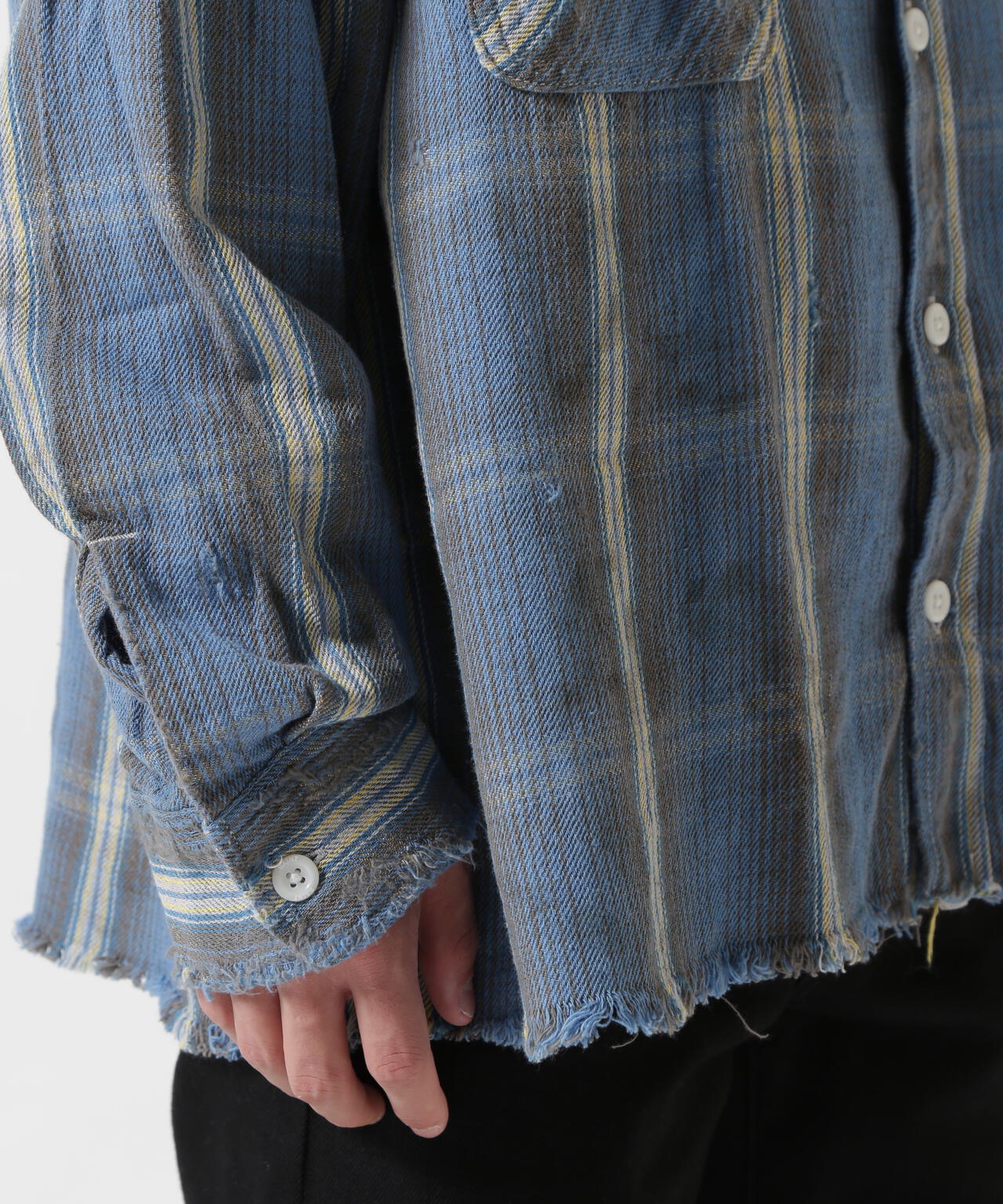 SAINT MICHAEL/セント マイケル/FRNNL SHIRT/CHECK/BUxYL | ROYAL