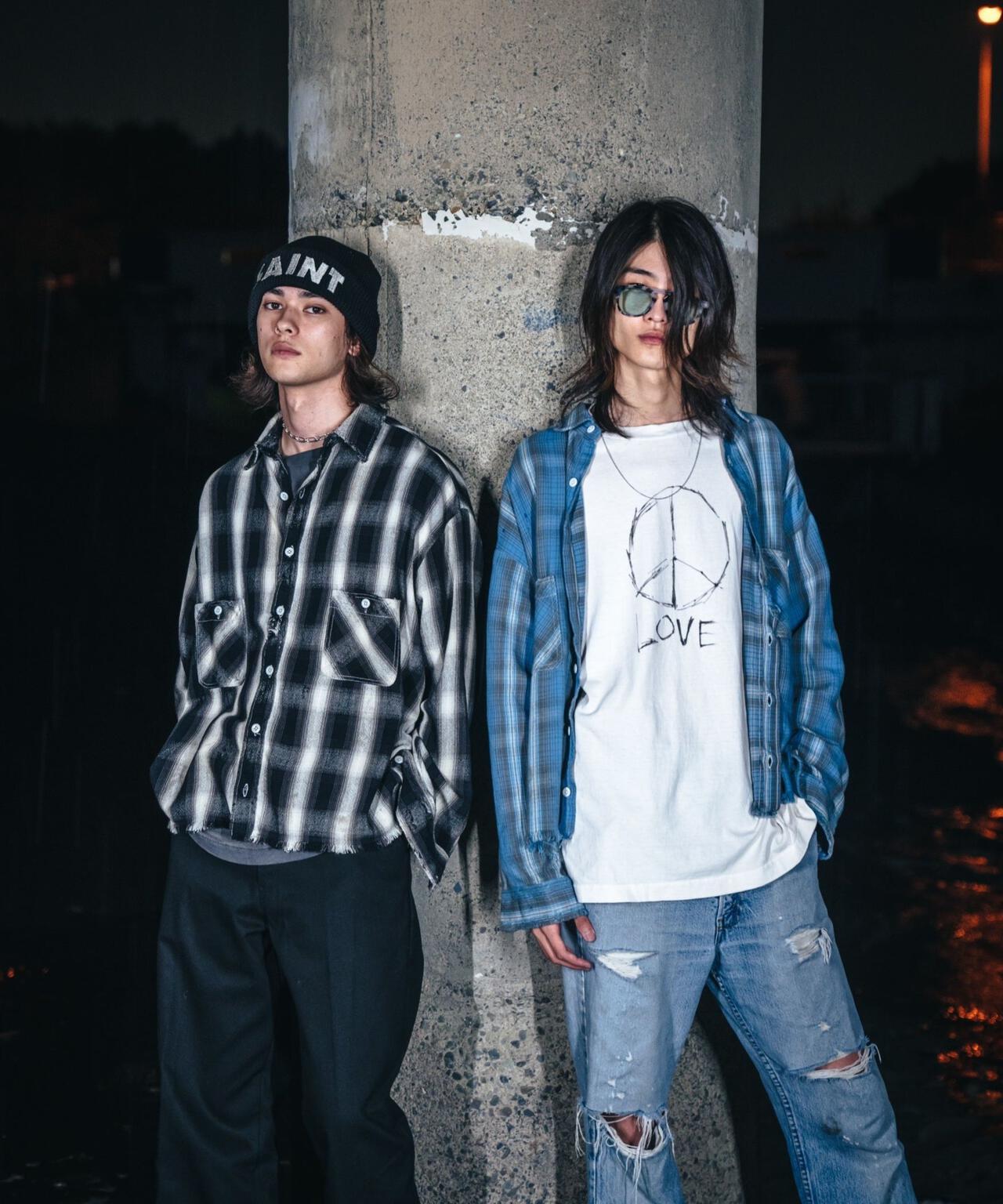 SAINT Mxxxxxx セントマイケル 23AW FRNNL SHIRT M-